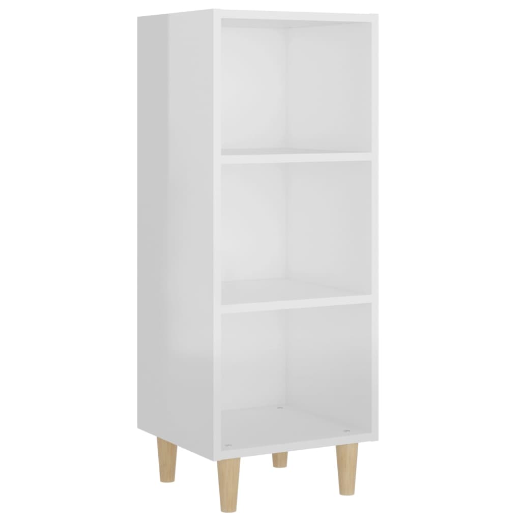 Senkki korkeakiilto valkoinen 34,5x32,5x90 cm tekninen puu - Sisustajankoti.fi
