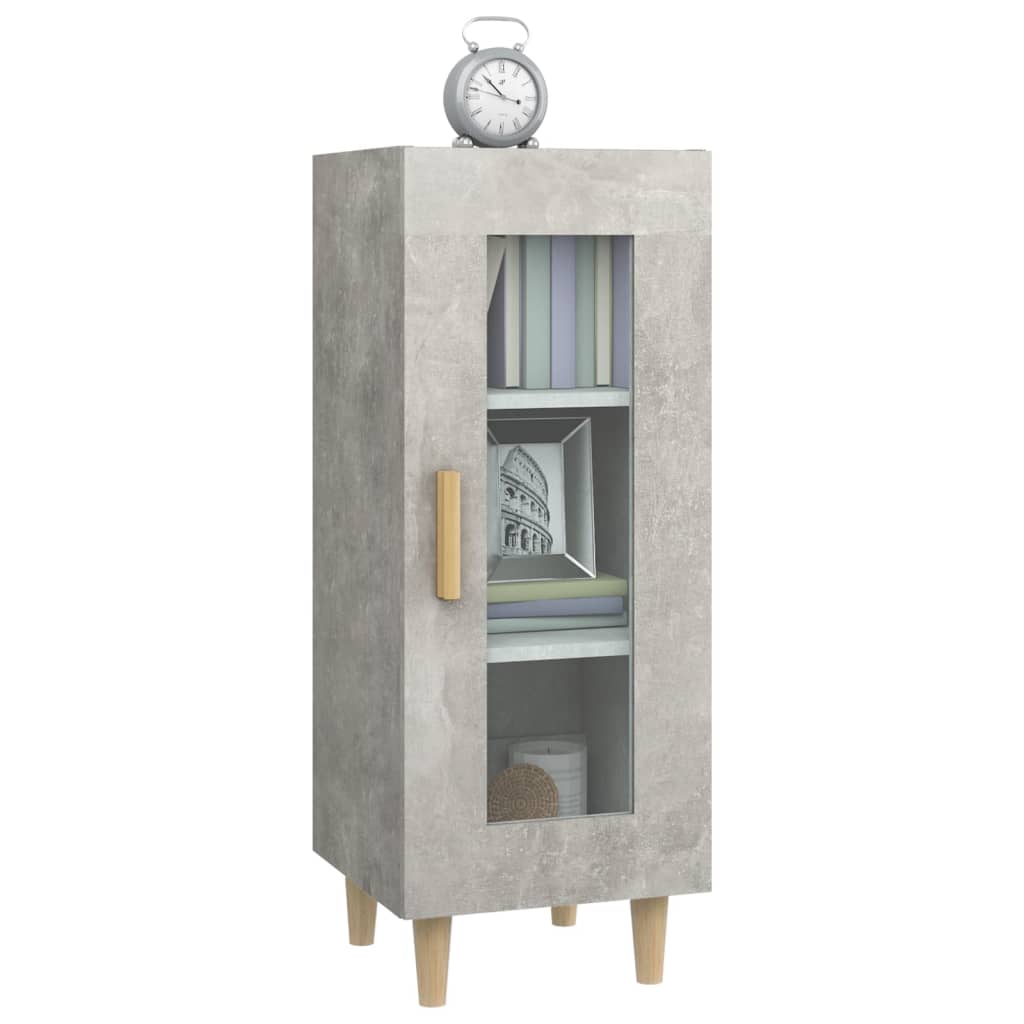 Senkki betoninharmaa 34,5x34x90 cm tekninen puu - Sisustajankoti.fi
