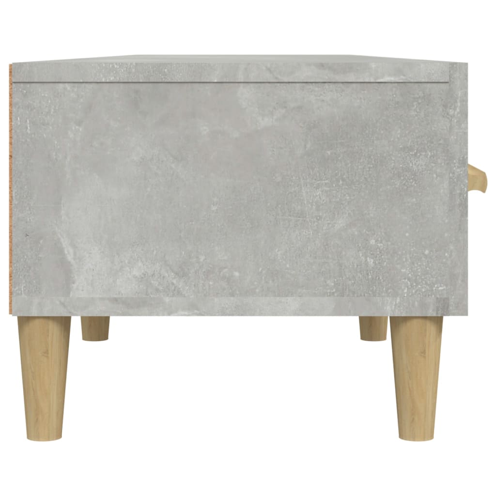 TV-taso betoninharmaa 150x34,5x30 cm tekninen puu - Sisustajankoti.fi