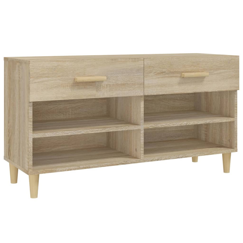 Kenkäkaappi Sonoma-tammi 102x35x55 cm tekninen puu - Sisustajankoti.fi