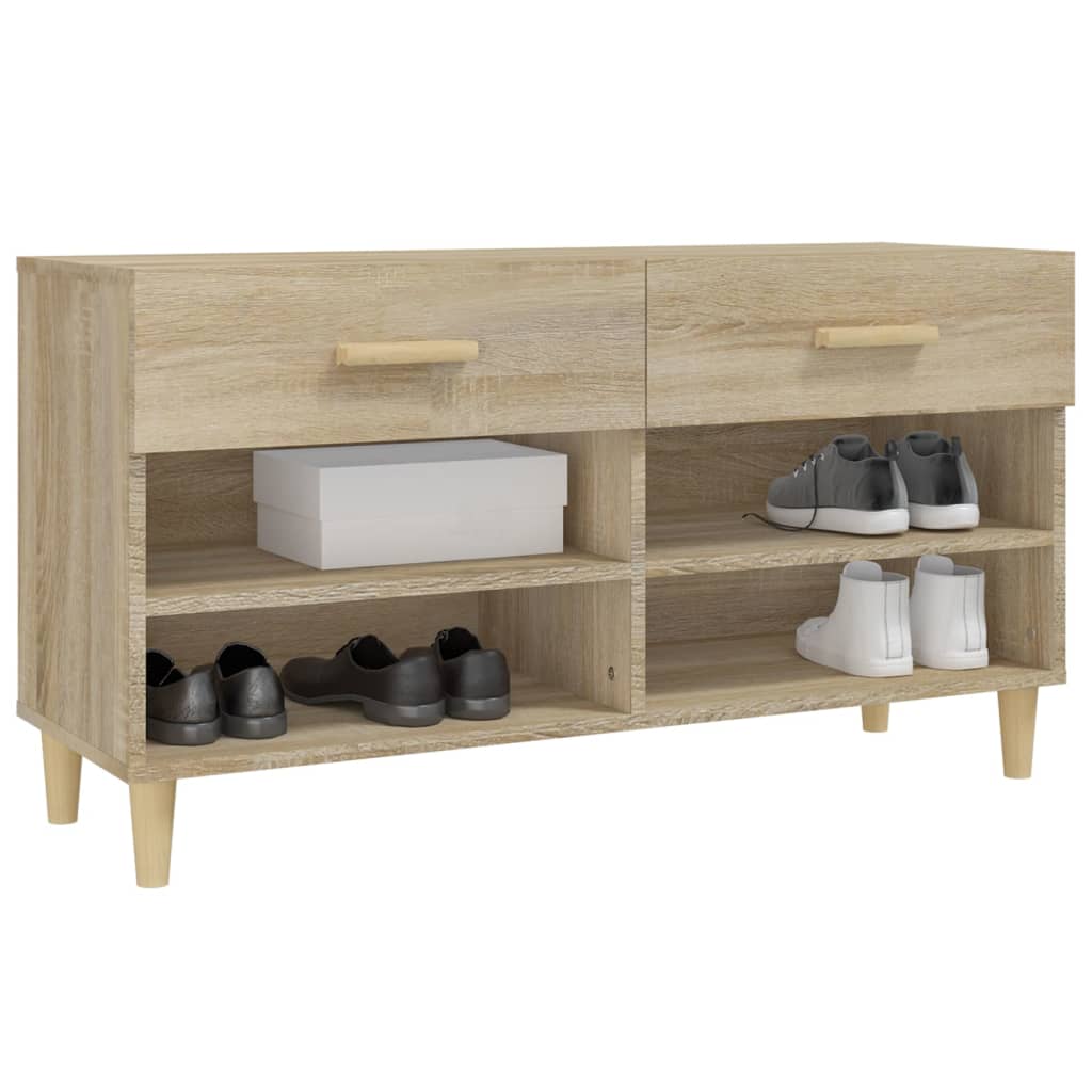 Kenkäkaappi Sonoma-tammi 102x35x55 cm tekninen puu - Sisustajankoti.fi