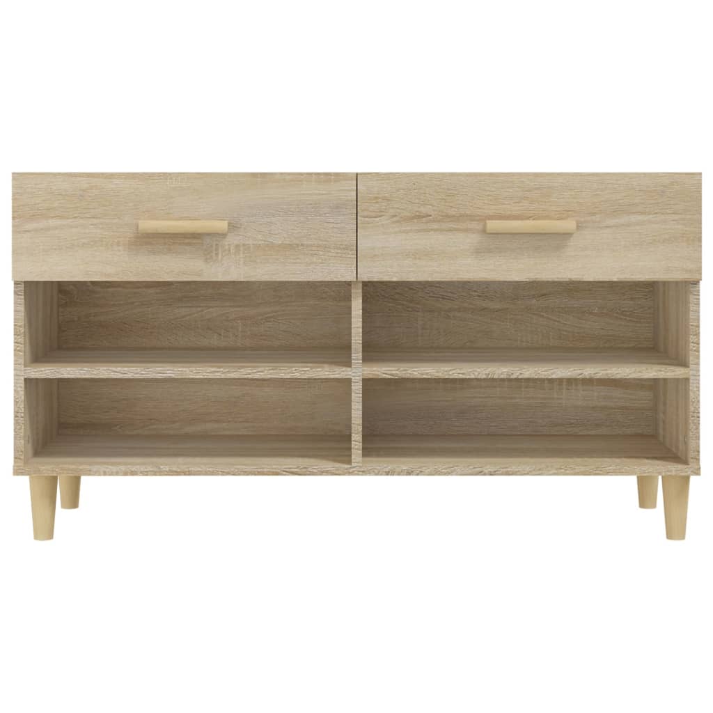 Kenkäkaappi Sonoma-tammi 102x35x55 cm tekninen puu - Sisustajankoti.fi