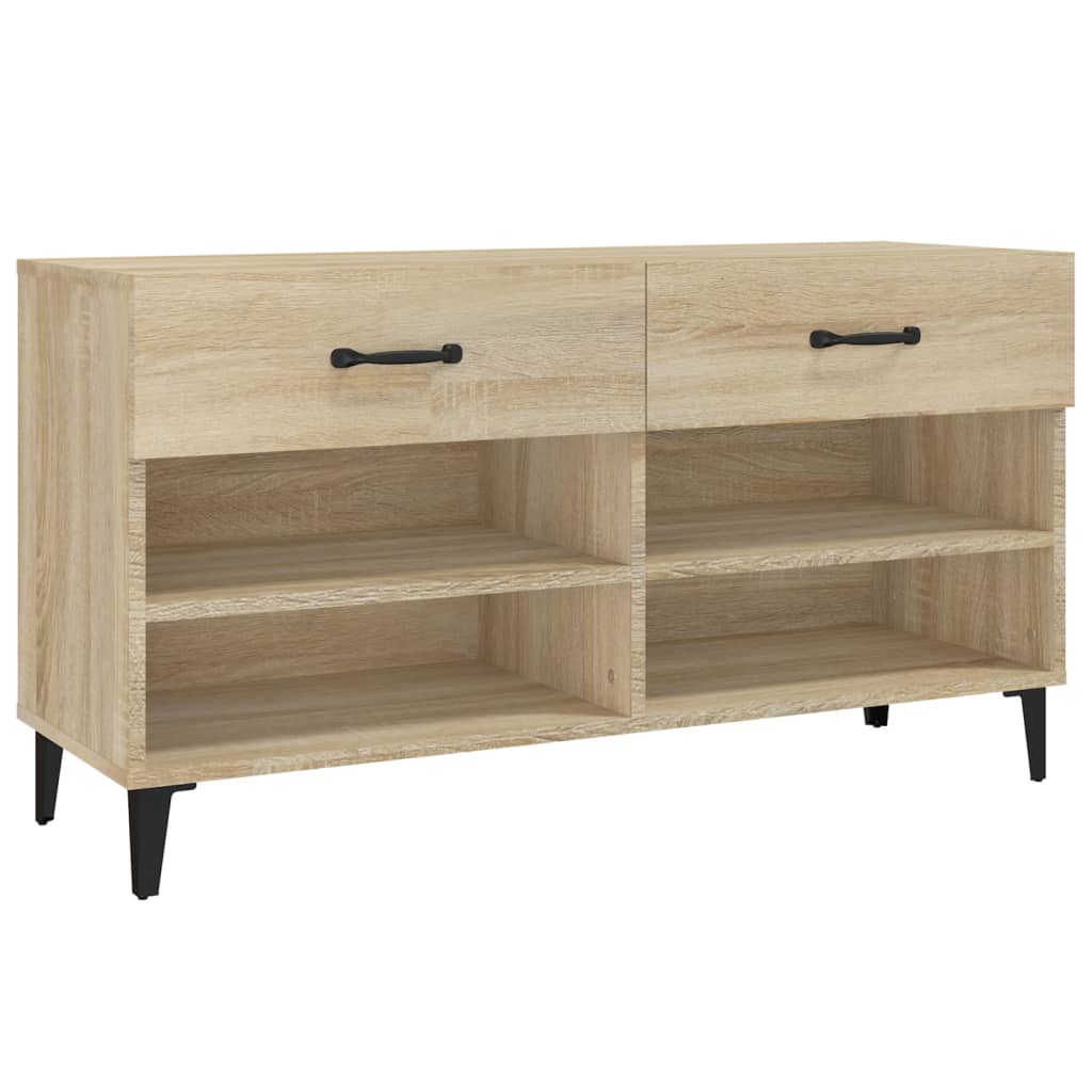 Kenkäkaappi Sonoma-tammi 102x35x55 cm tekninen puu - Sisustajankoti.fi