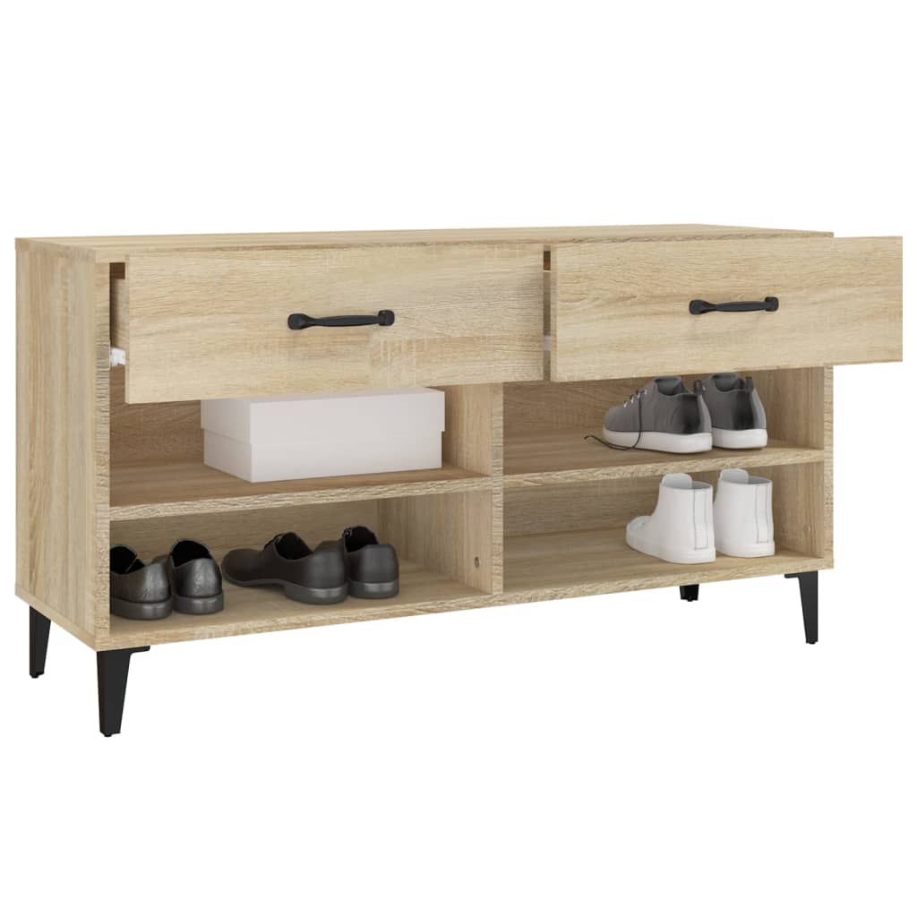 Kenkäkaappi Sonoma-tammi 102x35x55 cm tekninen puu - Sisustajankoti.fi