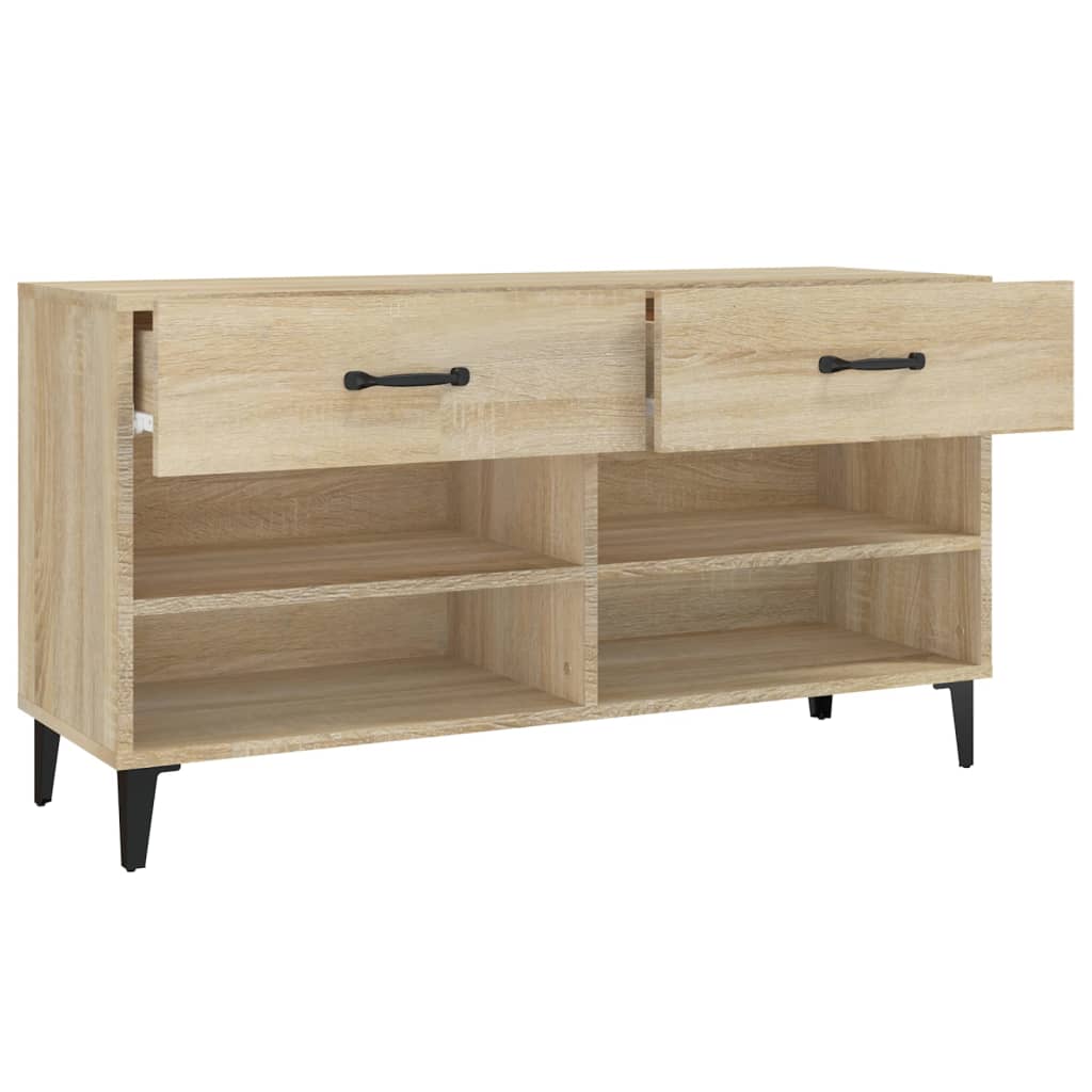 Kenkäkaappi Sonoma-tammi 102x35x55 cm tekninen puu - Sisustajankoti.fi