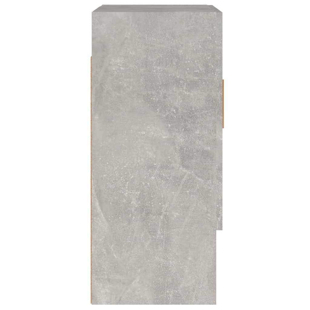 Seinäkaappi betoninharmaa 60x31x70 cm tekninen puu - Sisustajankoti.fi