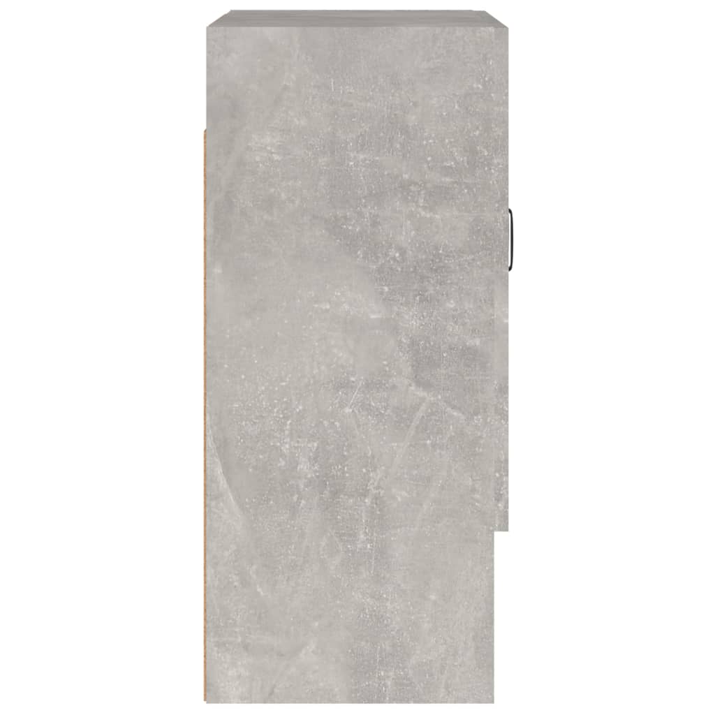 Seinäkaappi betoninharmaa 60x31x70 cm tekninen puu - Sisustajankoti.fi