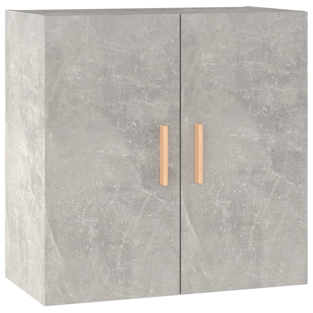 Seinäkaappi betoninharmaa 60x30x60 cm tekninen puu - Sisustajankoti.fi
