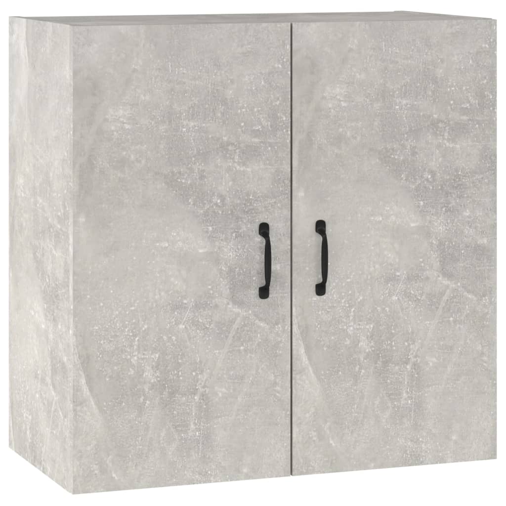 Seinäkaappi betoninharmaa 60x31x60 cm tekninen puu - Sisustajankoti.fi