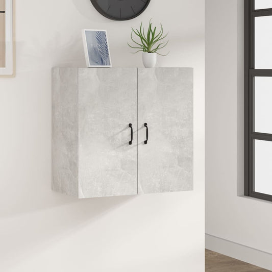 Seinäkaappi betoninharmaa 60x31x60 cm tekninen puu - Sisustajankoti.fi
