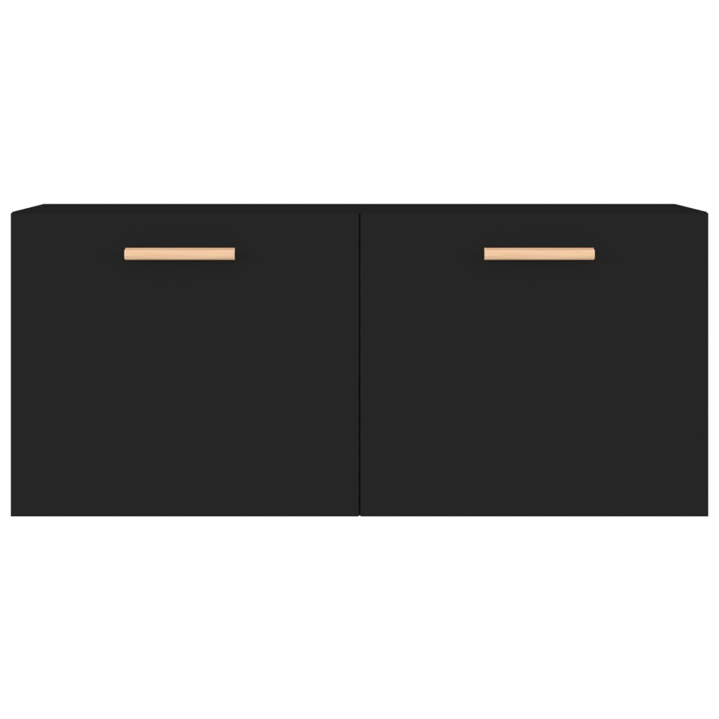 TV-taso musta 80x35x36,5 cm tekninen puu - Sisustajankoti.fi