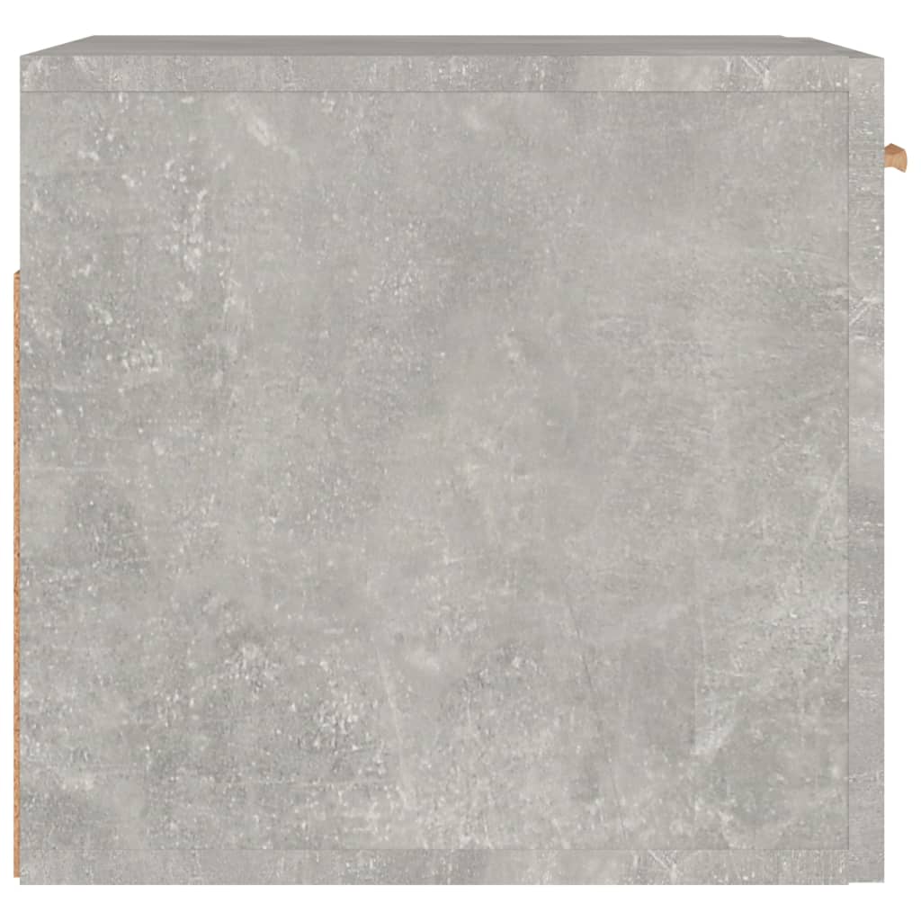 Seinäkaappi betoninharmaa 80x35x36,5 cm tekninen puu - Sisustajankoti.fi