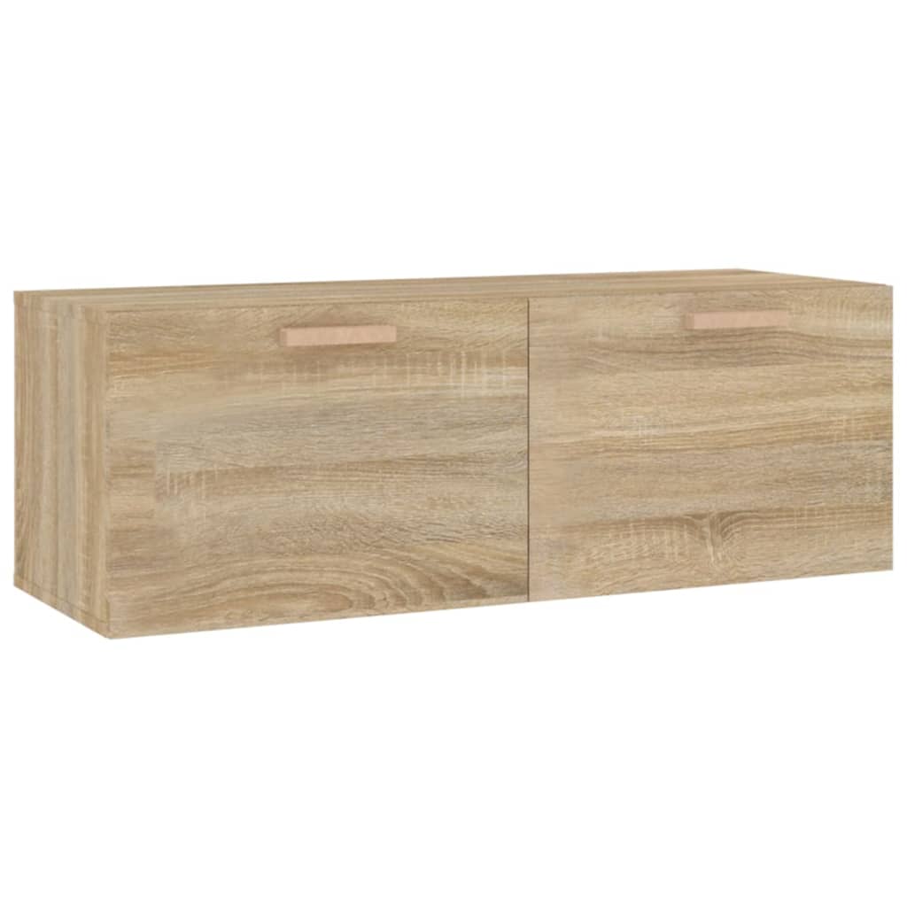 Seinäkaappi Sonoma-tammi 100x36,5x35 cm tekninen puu - Sisustajankoti.fi