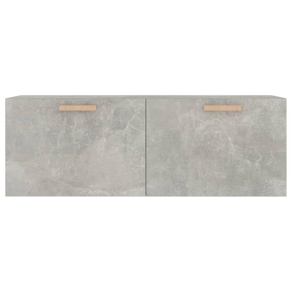 Seinäkaappi betoninharmaa 100x36,5x35 cm tekninen puu - Sisustajankoti.fi
