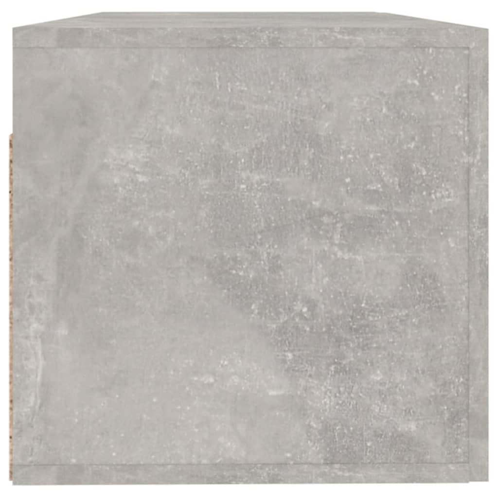 Seinäkaappi betoninharmaa 100x36,5x35 cm tekninen puu - Sisustajankoti.fi