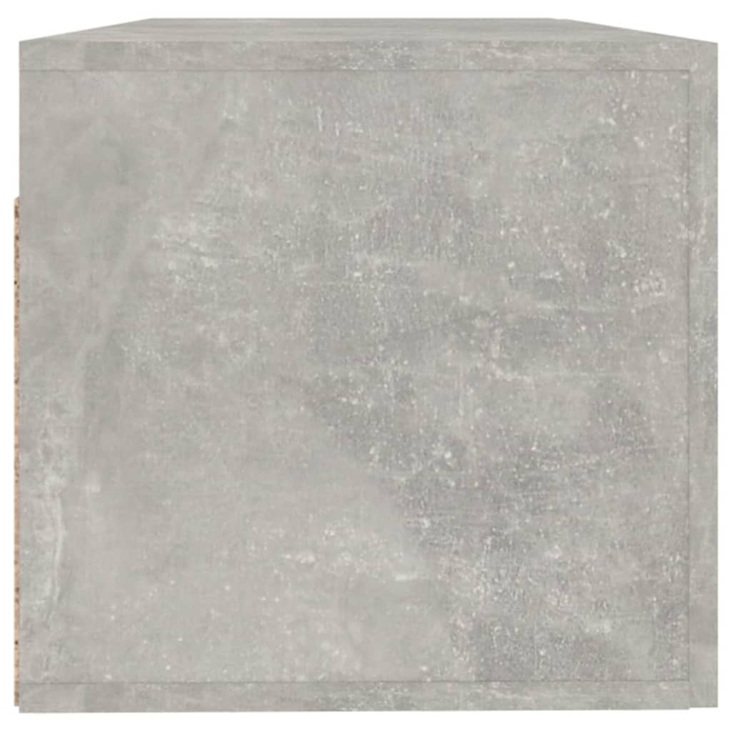Seinäkaappi betoninharmaa 100x36,5x35 cm tekninen puu - Sisustajankoti.fi