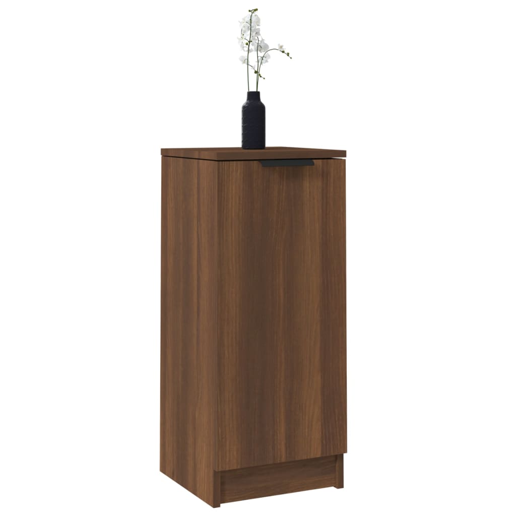 Senkit 2 kpl ruskea tammi 30x30x70 cm tekninen puu - Sisustajankoti.fi