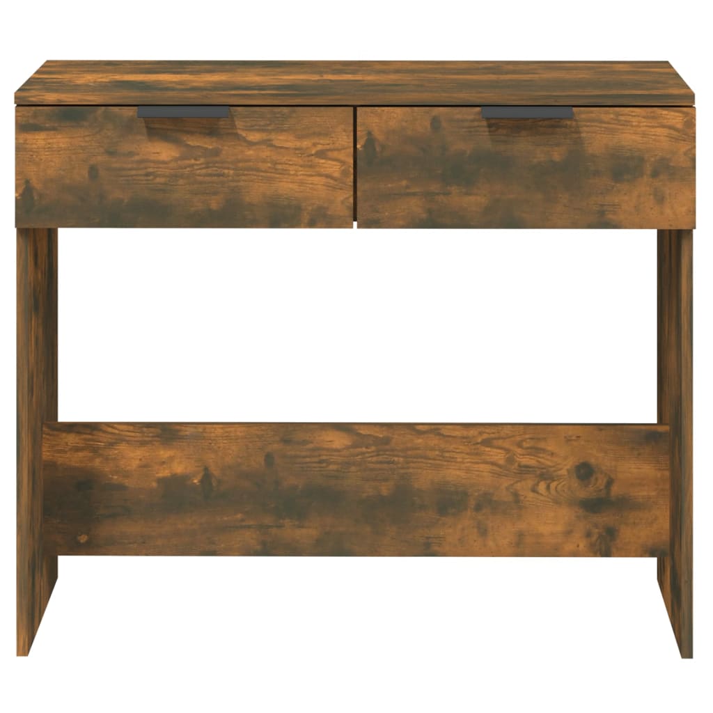 Konsolipöytä savutammi 90x36x75 cm tekninen puu - Sisustajankoti.fi