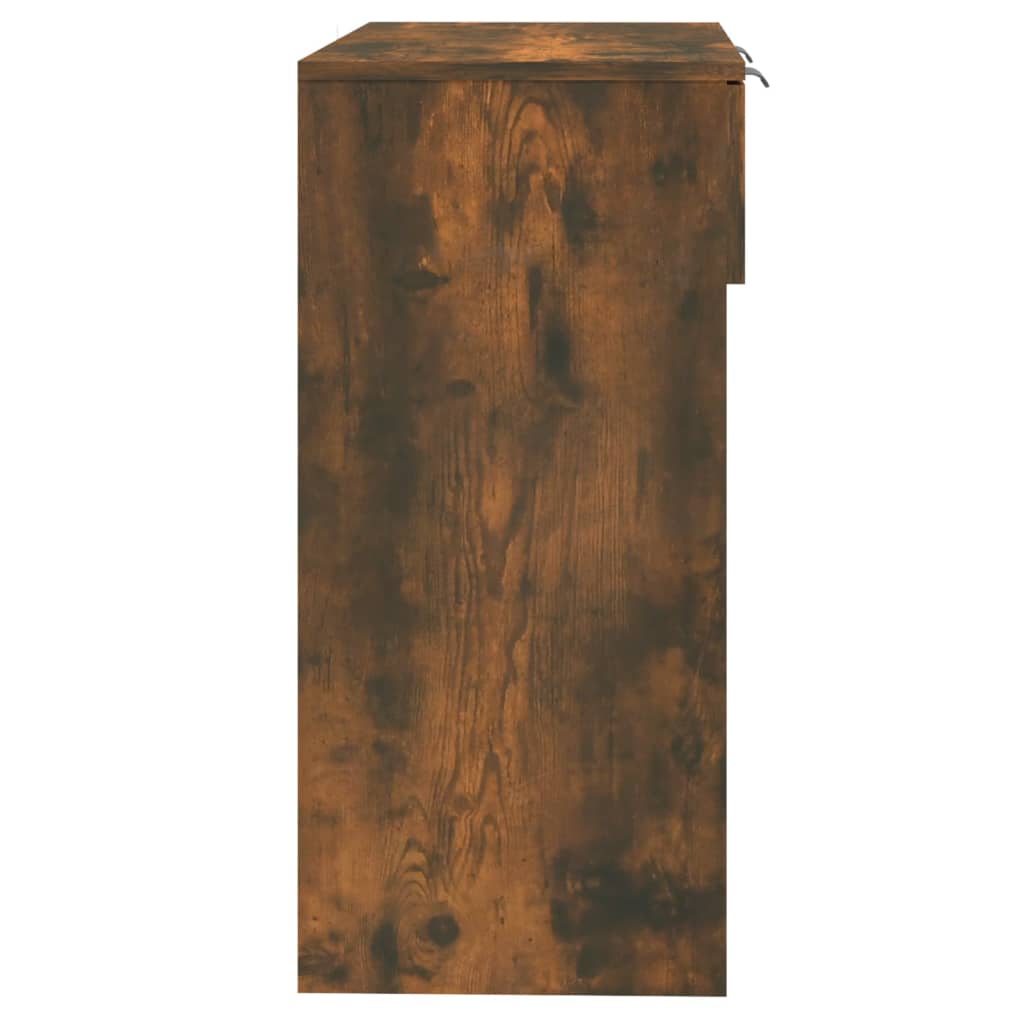 Konsolipöytä savutammi 90x36x75 cm tekninen puu - Sisustajankoti.fi