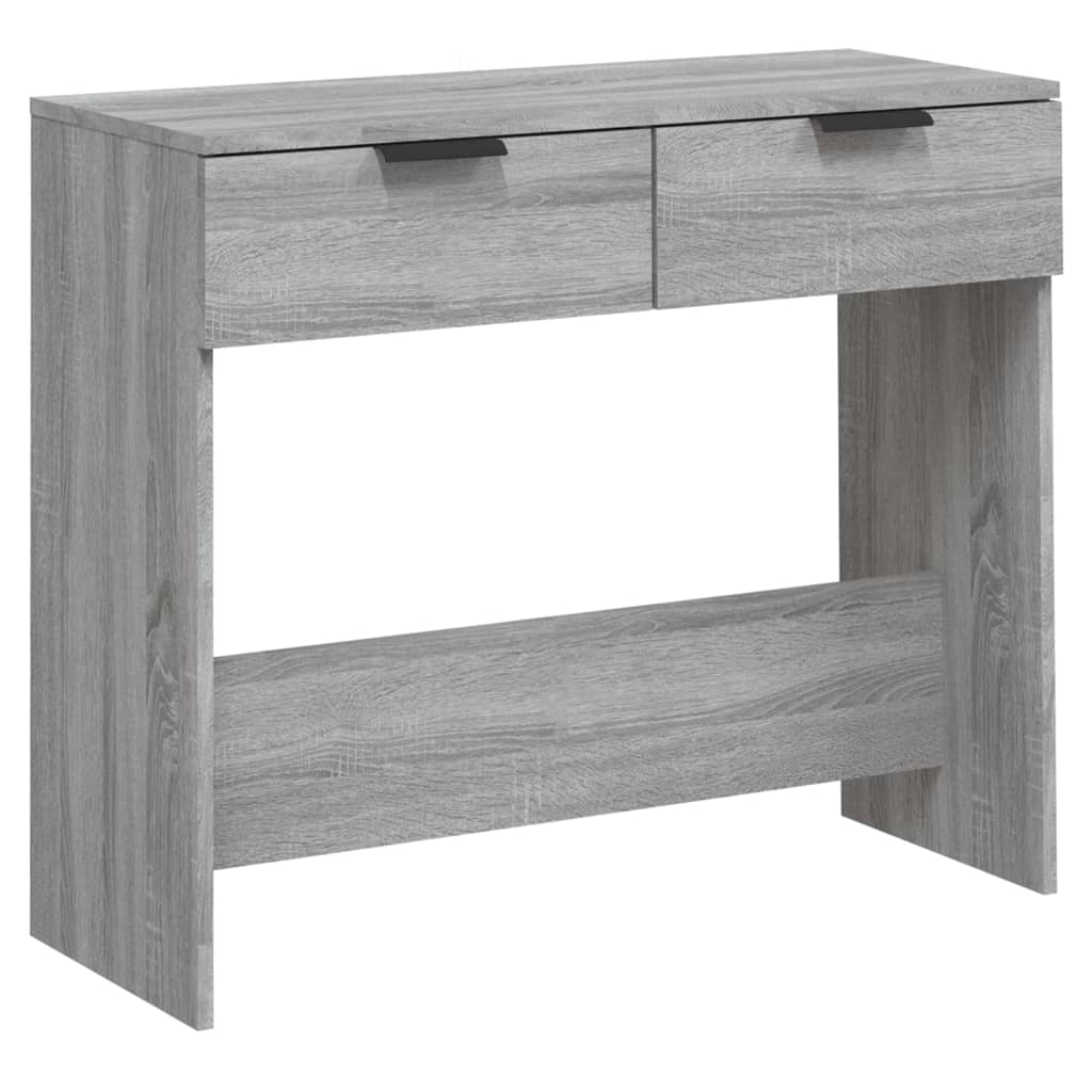 Konsolipöytä harmaa Sonoma 90x36x75 cm tekninen puu - Sisustajankoti.fi