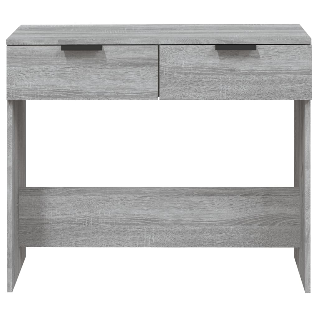 Konsolipöytä harmaa Sonoma 90x36x75 cm tekninen puu - Sisustajankoti.fi