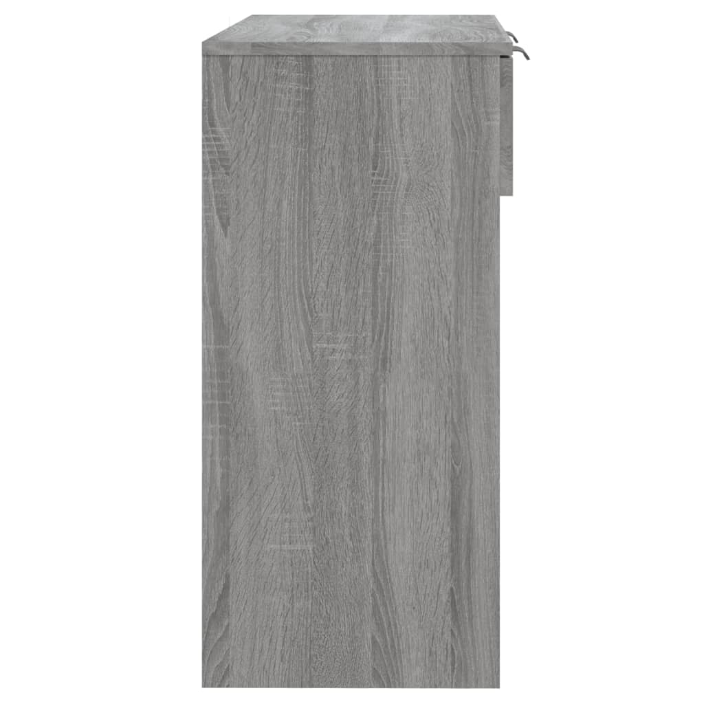 Konsolipöytä harmaa Sonoma 90x36x75 cm tekninen puu - Sisustajankoti.fi