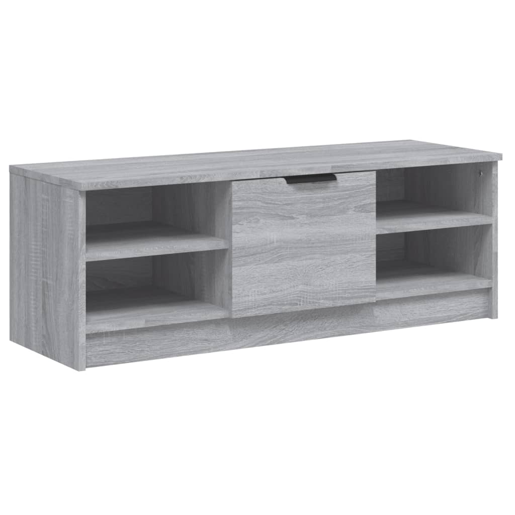 TV-taso harmaa Sonoma 102x35,5x36,5 cm tekninen puu - Sisustajankoti.fi