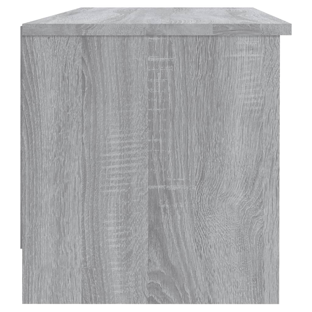 TV-taso harmaa Sonoma 102x35,5x36,5 cm tekninen puu - Sisustajankoti.fi