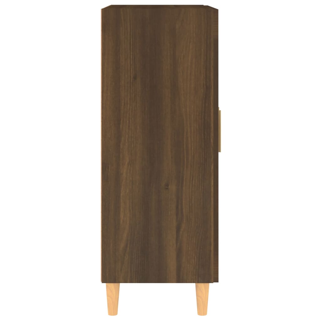 Senkki ruskea tammi 69,5x34x90 cm tekninen puu - Sisustajankoti.fi