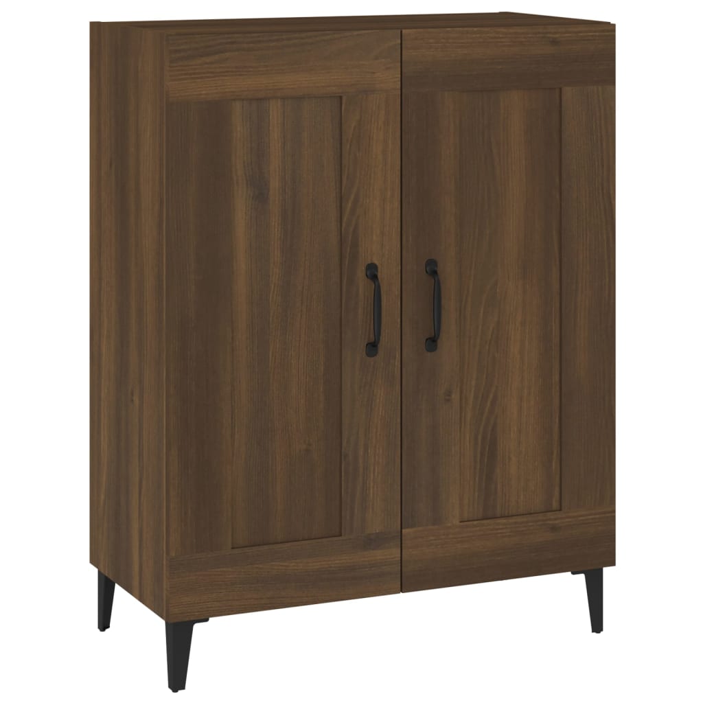 Senkki ruskea tammi 69,5x34x90 cm tekninen puu - Sisustajankoti.fi