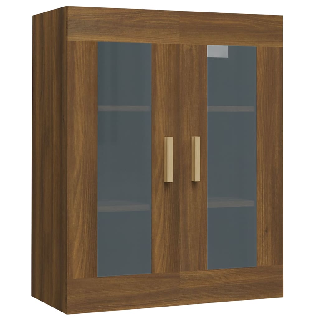 Riippuva seinäkaappi ruskea tammi 69,5x34x90 cm - Sisustajankoti.fi
