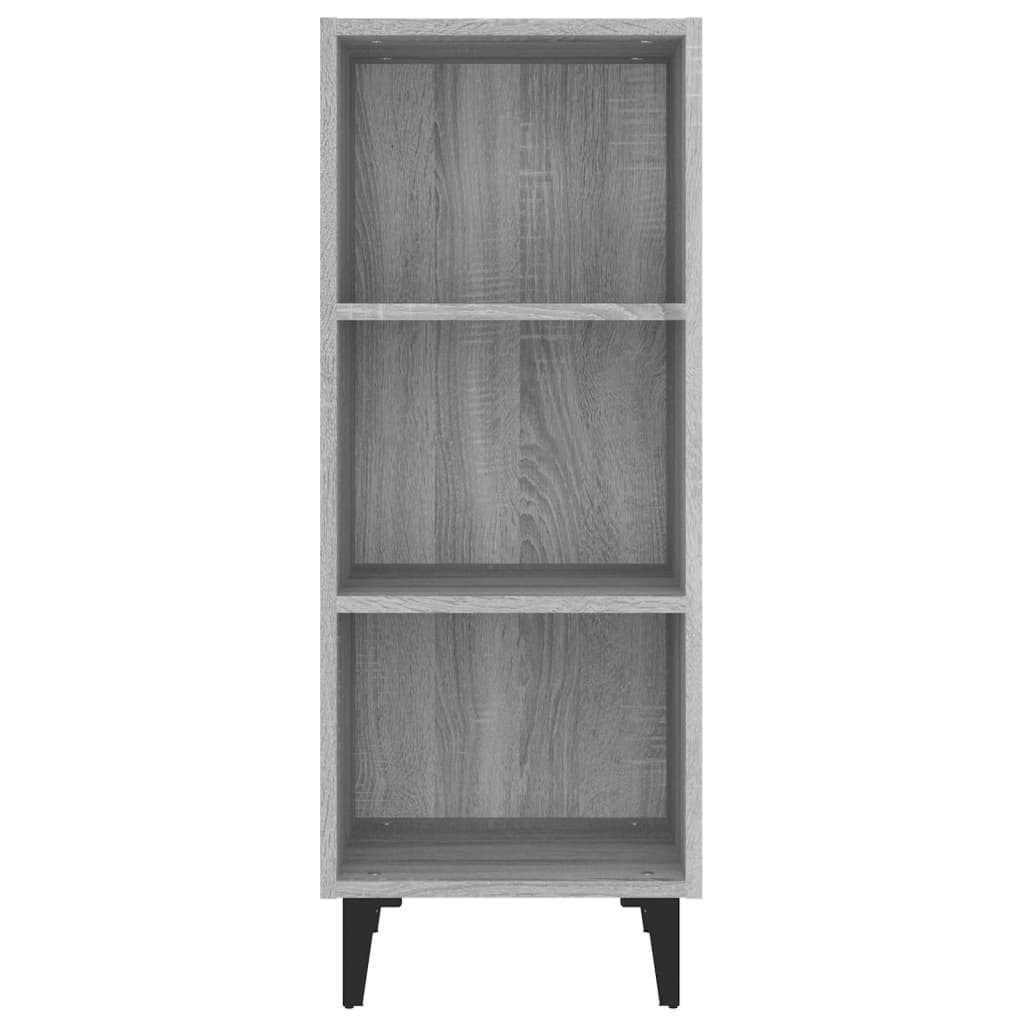 Senkki harmaa Sonoma 34,5x32,5x90 cm tekninen puu - Sisustajankoti.fi