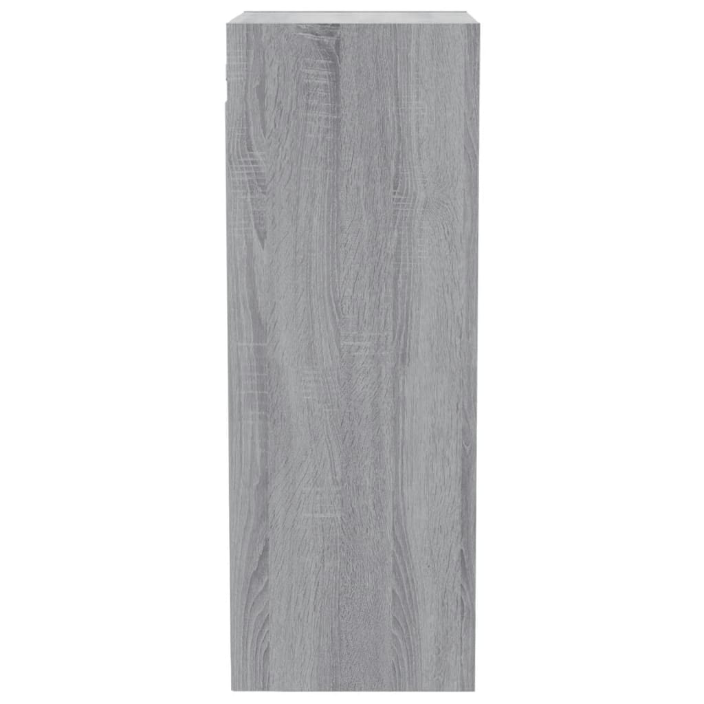 Seinäkaappi harmaa Sonoma 34,5x32,5x90 cm tekninen puu - Sisustajankoti.fi