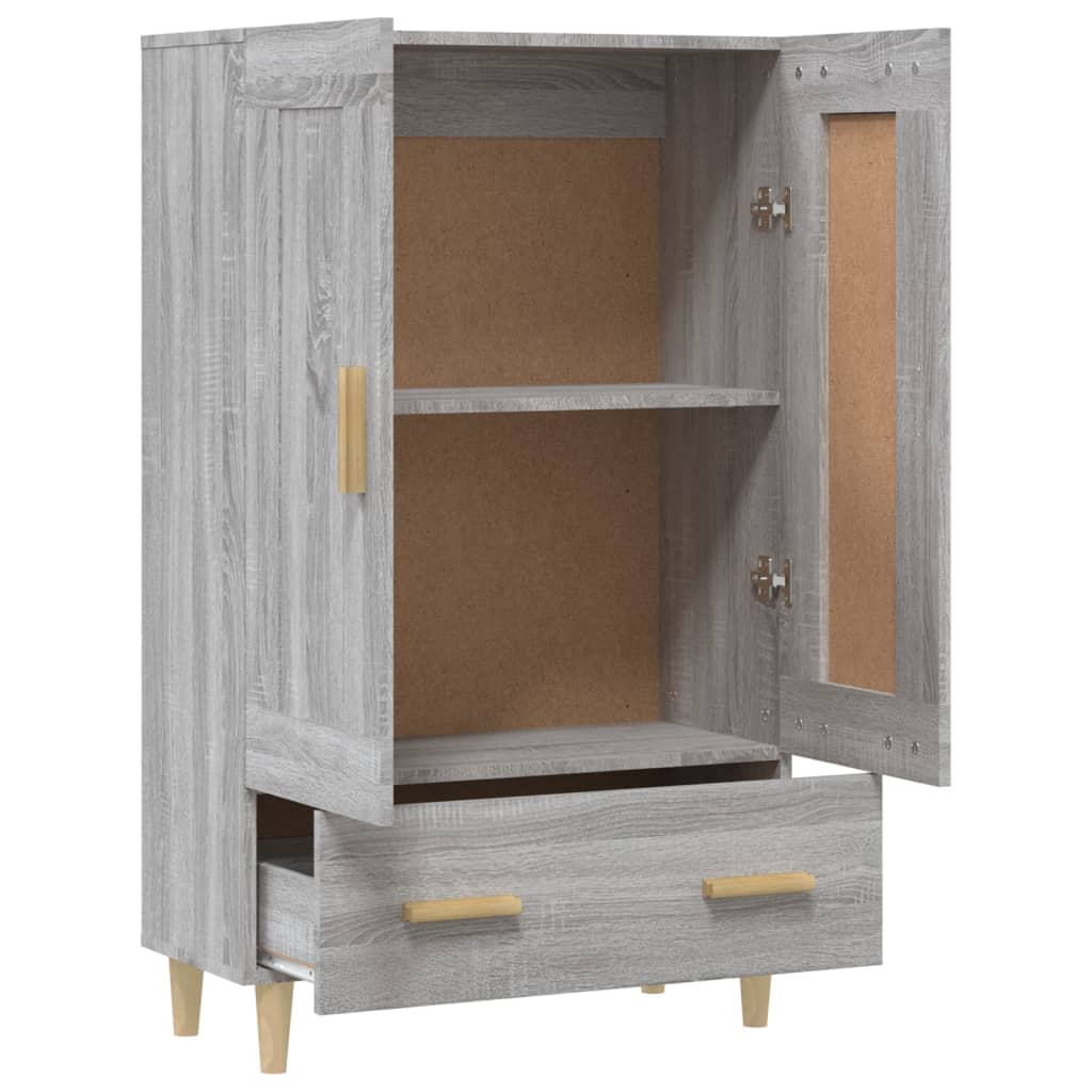 Kaappi harmaa Sonoma 70x31x115 cm tekninen puu - Sisustajankoti.fi