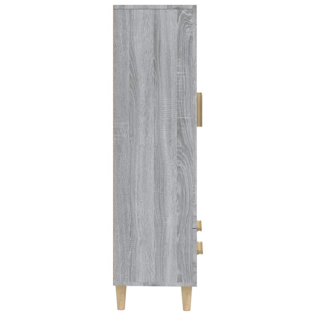 Kaappi harmaa Sonoma 70x31x115 cm tekninen puu - Sisustajankoti.fi