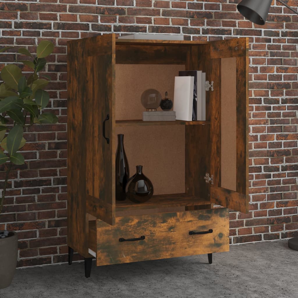 Kaappi savutammi 70x31x115 cm tekninen puu - Sisustajankoti.fi