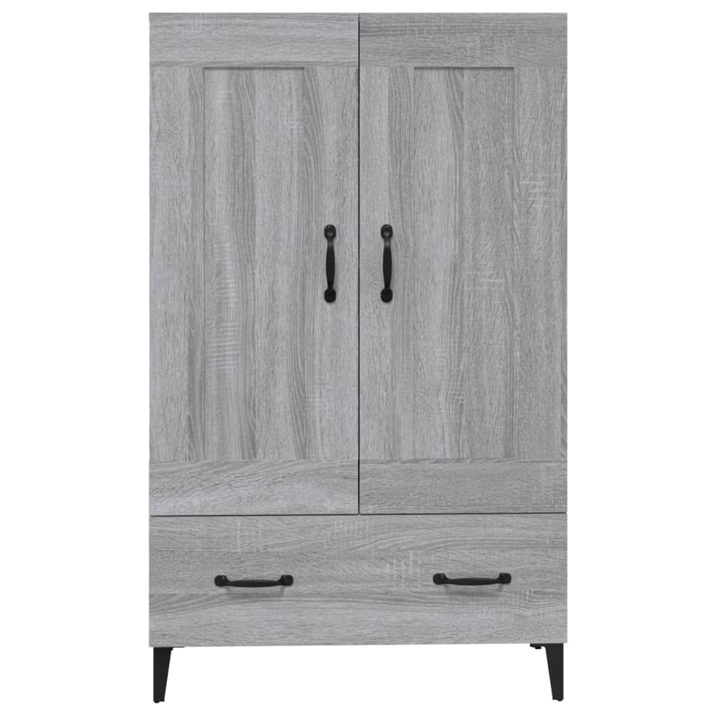 Kaappi harmaa Sonoma 70x31x115 cm tekninen puu - Sisustajankoti.fi