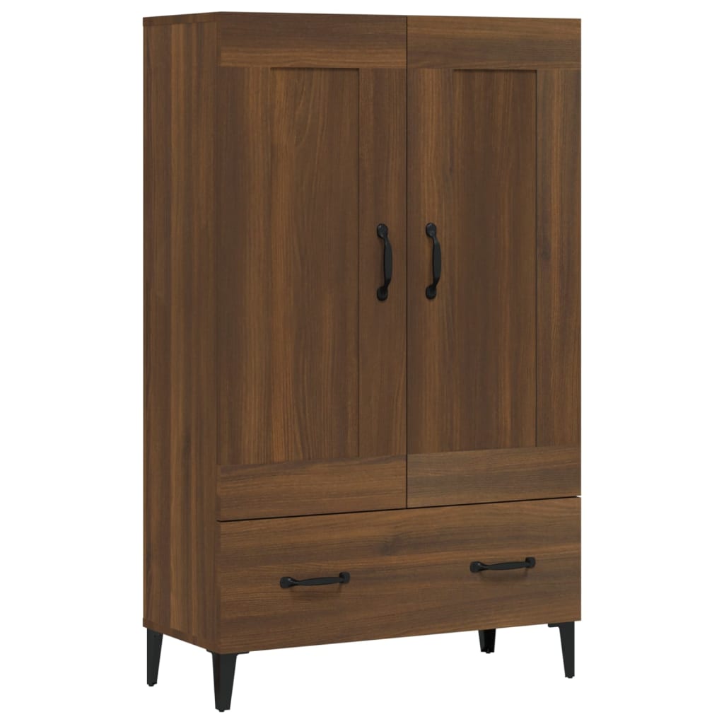 Kaappi ruskea tammi 70x31x115 cm tekninen puu - Sisustajankoti.fi