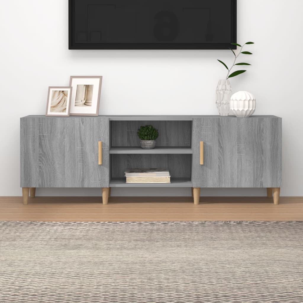TV-taso harmaa Sonoma 150x30x50 cm tekninen puu - Sisustajankoti.fi