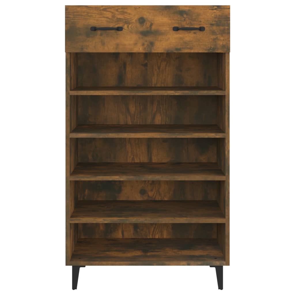 Kenkäkaappi savutammi 60x35x105 cm tekninen puu - Sisustajankoti.fi
