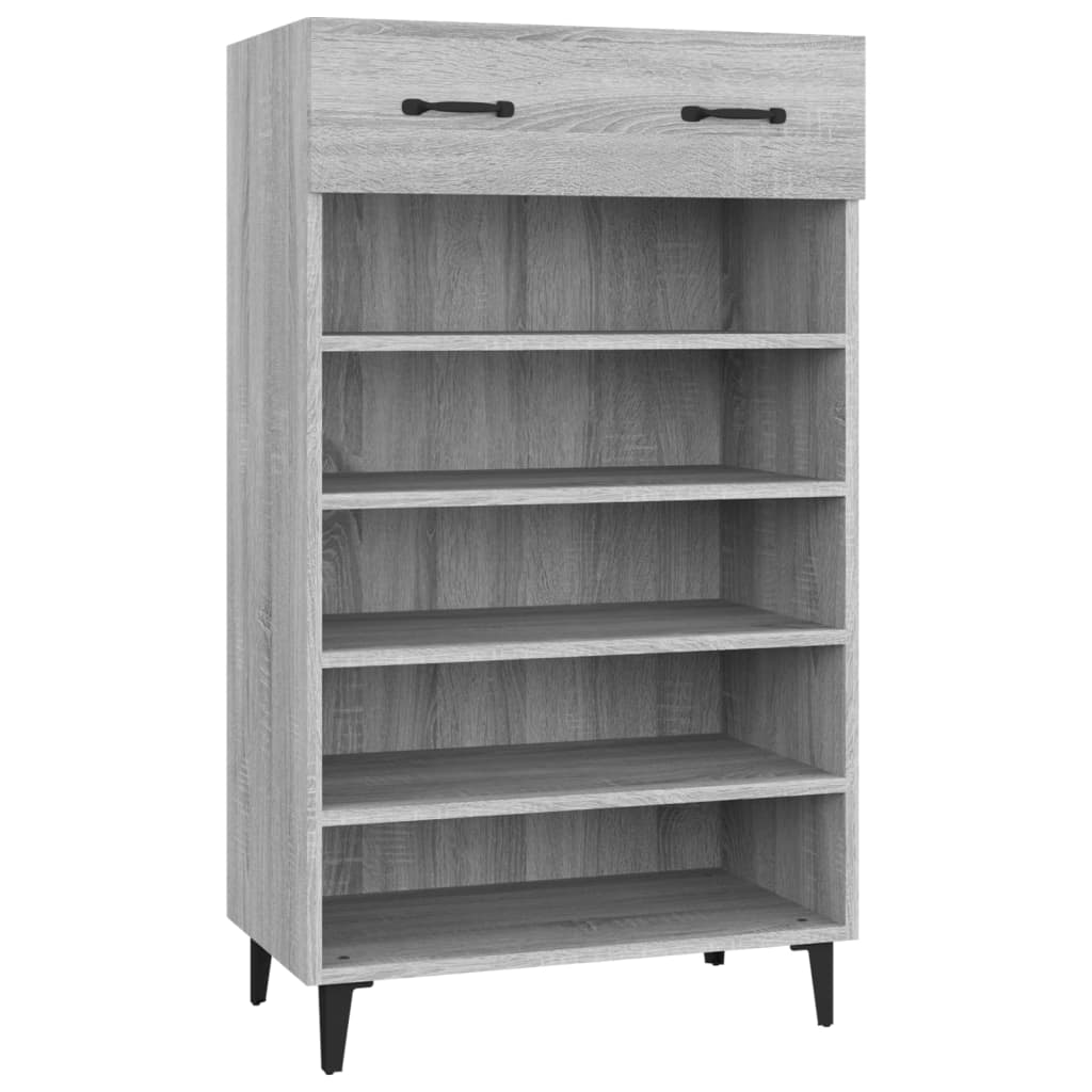 Kenkäkaappi harmaa Sonoma 60x35x105 cm tekninen puu - Sisustajankoti.fi