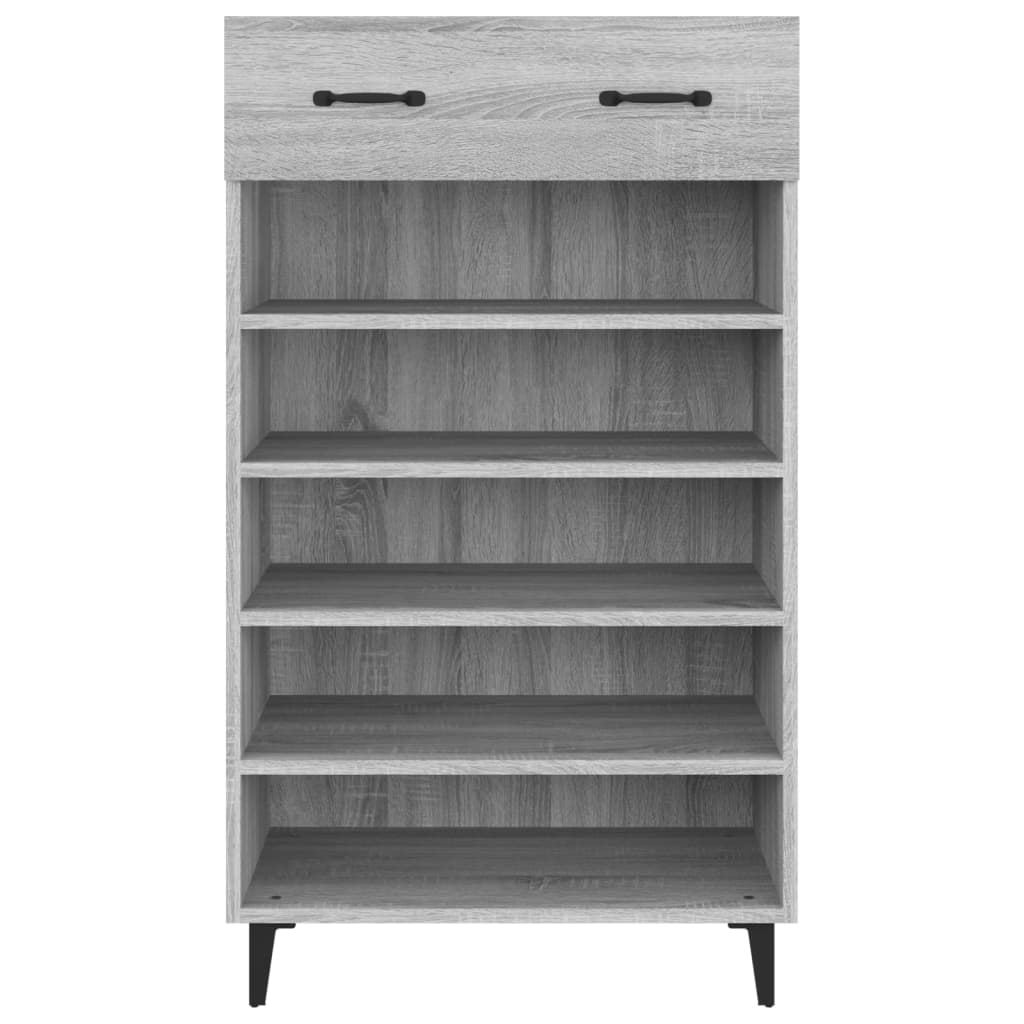 Kenkäkaappi harmaa Sonoma 60x35x105 cm tekninen puu - Sisustajankoti.fi