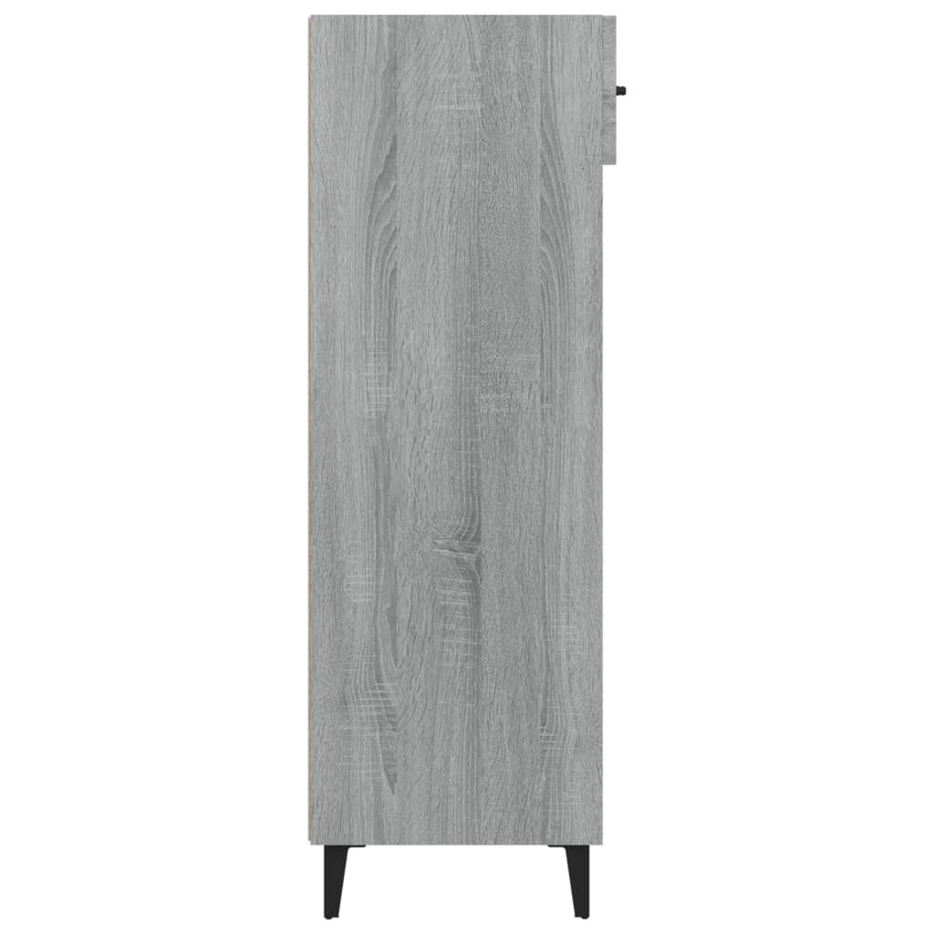 Kenkäkaappi harmaa Sonoma 60x35x105 cm tekninen puu - Sisustajankoti.fi