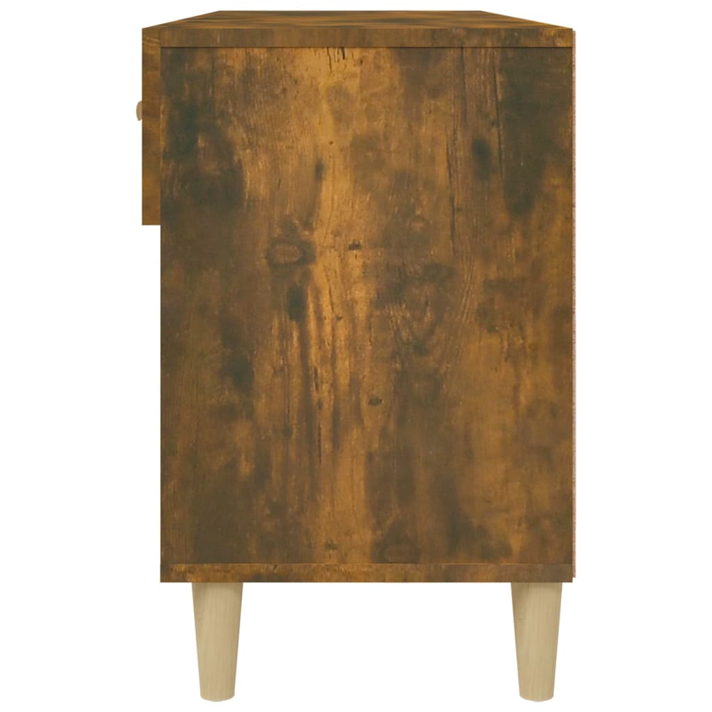 Kenkäkaappi savutammi 102x35x55 cm tekninen puu - Sisustajankoti.fi