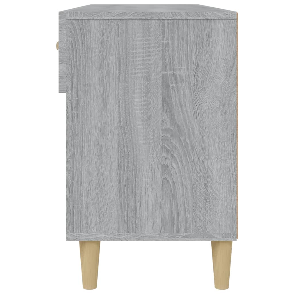 Kenkäkaappi harmaa Sonoma 102x35x55 cm tekninen puu - Sisustajankoti.fi