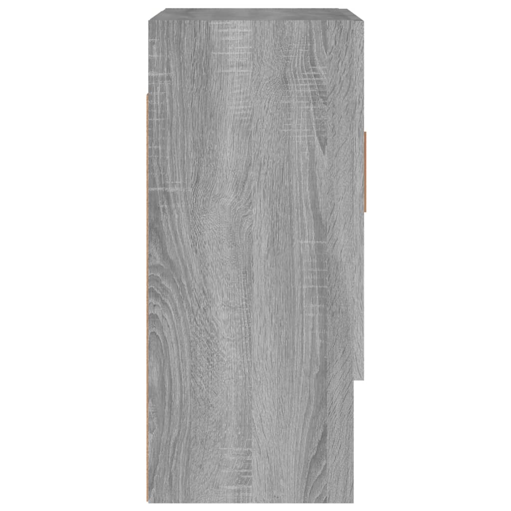TV-seinäkaappi harmaa Sonoma 60x31x70 cm tekninen puu - Sisustajankoti.fi