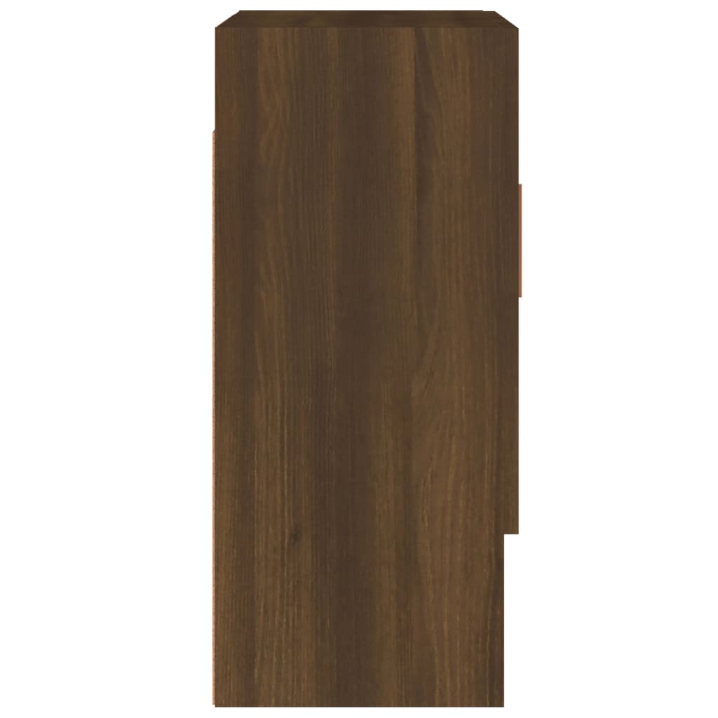 TV-seinäkaappi ruskea tammi 60x31x70 cm tekninen puu - Sisustajankoti.fi