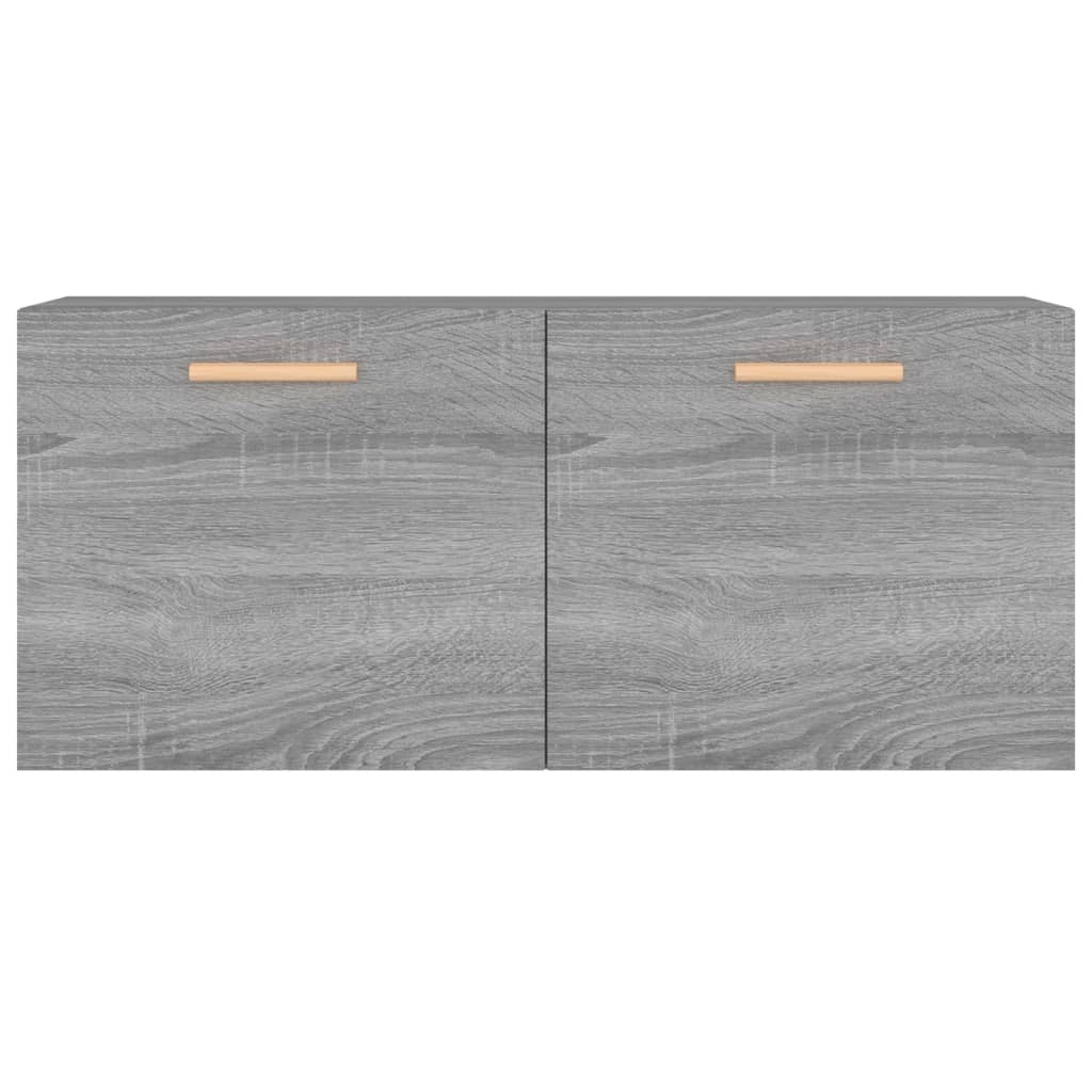 Seinäkaappi harmaa Sonoma 80x35x36,5 cm tekninen puu - Sisustajankoti.fi