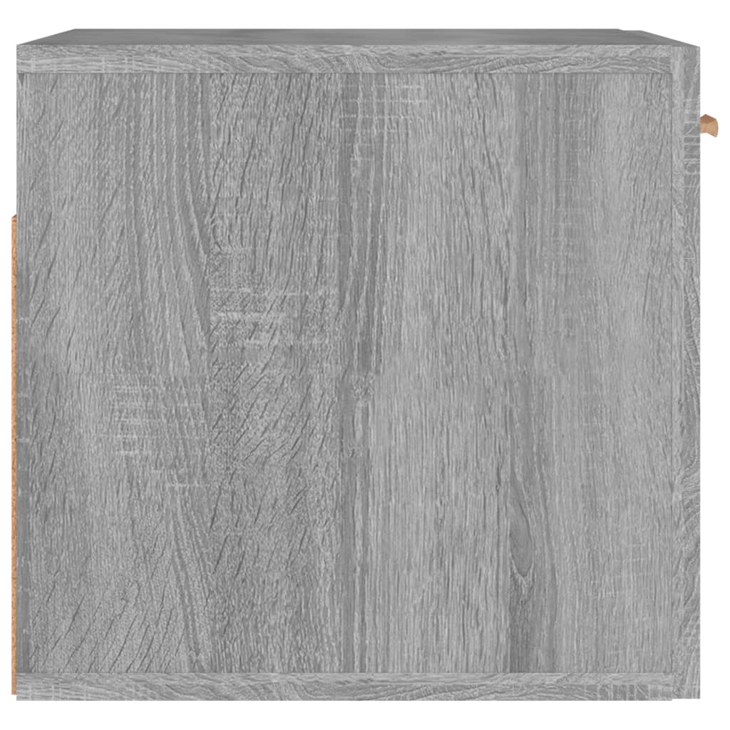 Seinäkaappi harmaa Sonoma 80x35x36,5 cm tekninen puu - Sisustajankoti.fi
