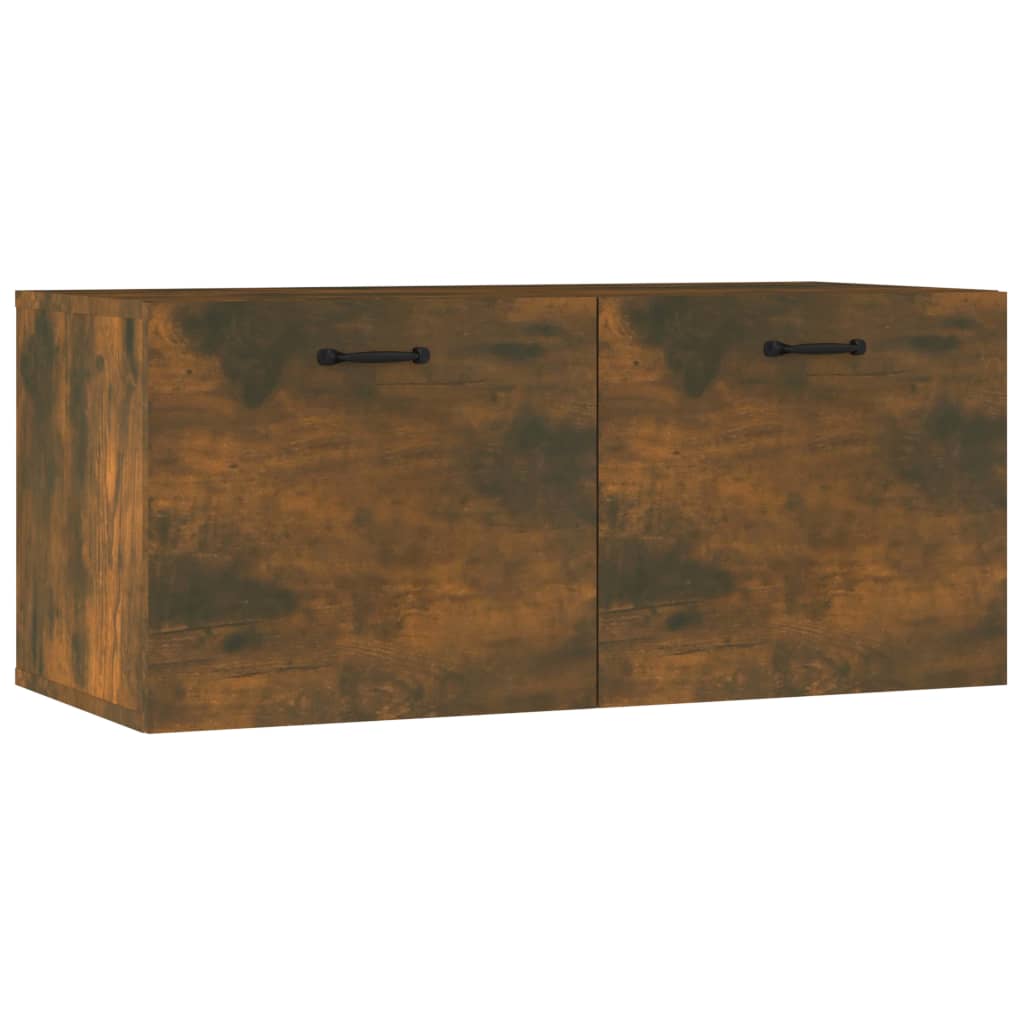 Seinäkaappi savutammi 80x35x36,5 cm tekninen puu - Sisustajankoti.fi